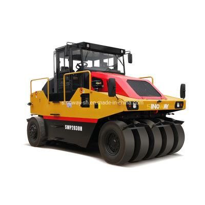 20 Ton Small Asphalt Roller 30 Ton Mini Pneumatic Rubber Tire Roller for Road Pavement Compaction