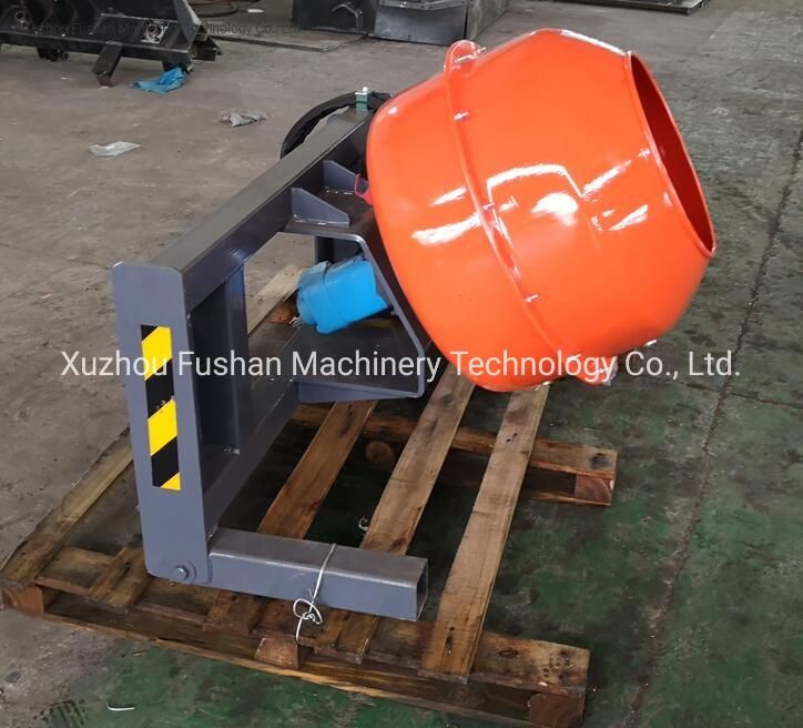 Skid Steer Loader Cement Mixer Attachment