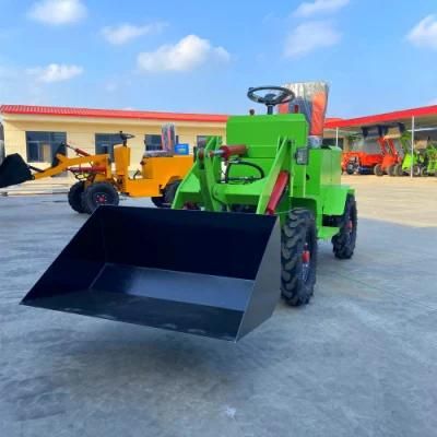China Ht-50 Small Farming Cheap Electric Mini Front End Compact Battery Wheel Loader for Sale