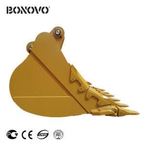 Executed with Interchangeable Teeth China Bonovo Excavator Sorting Skeleton Bucket