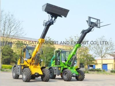 Small Mini Boom Telescopic Agricultural Wheel Loader