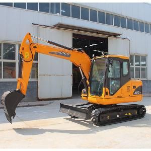 China Crawler Type Hydraulic Excavator Digger Machine 8ton Crawler Excavator