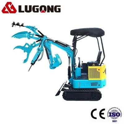 Mini Excavator 1ton 1.5ton Micro Bagger Small Excav Micro Digger Mini Digger for Sale