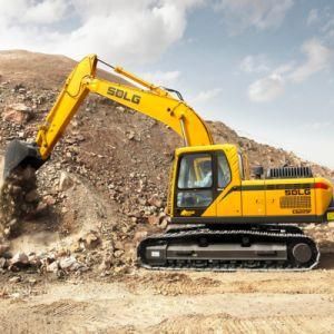 22T hydraulic crawler track type excavator SDLG E6225F for cold area