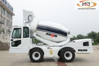 Haiqin Brand New (HQ400) with 4.0 M3 Capacity Strong Automatic Mixer Truck
