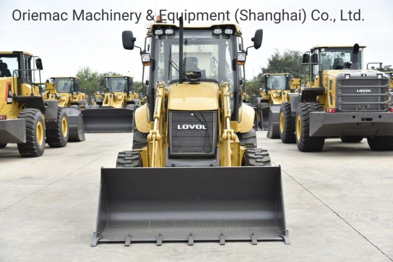 China Hot Backhoe 1m3 Loading Digger Flb468-II Skid Steer Backhoe for Sale