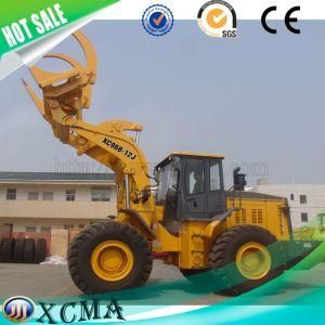 Hot 12 Tons Wood Clamping Loader /Log Grapples Wheel Loader for Logging Forest/Logging Machine