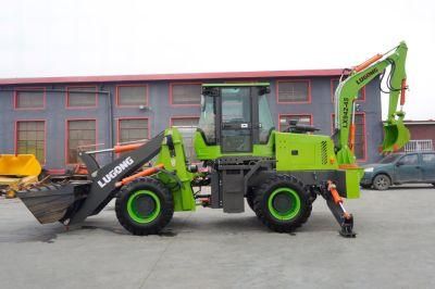 New Lugong Lx942-45 Skid Steer Cheap Loader Backhoe with ISO in China