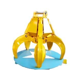 Industrial Electric Hydraulic Orange Peel Scrap Grapple Wireless Remote Control Crane Grab Bucket