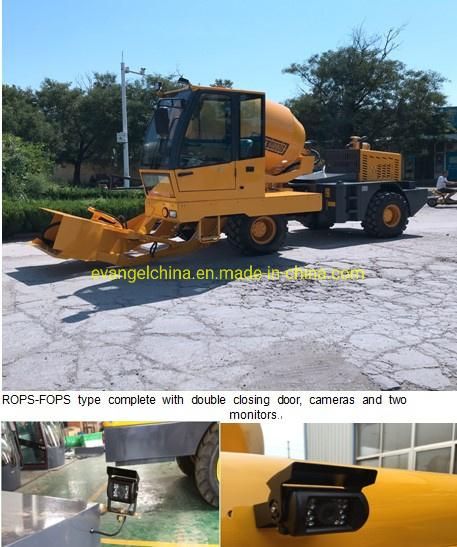 Cheap Price 2m3 Small Self Loading Concrete Mixer Hy200
