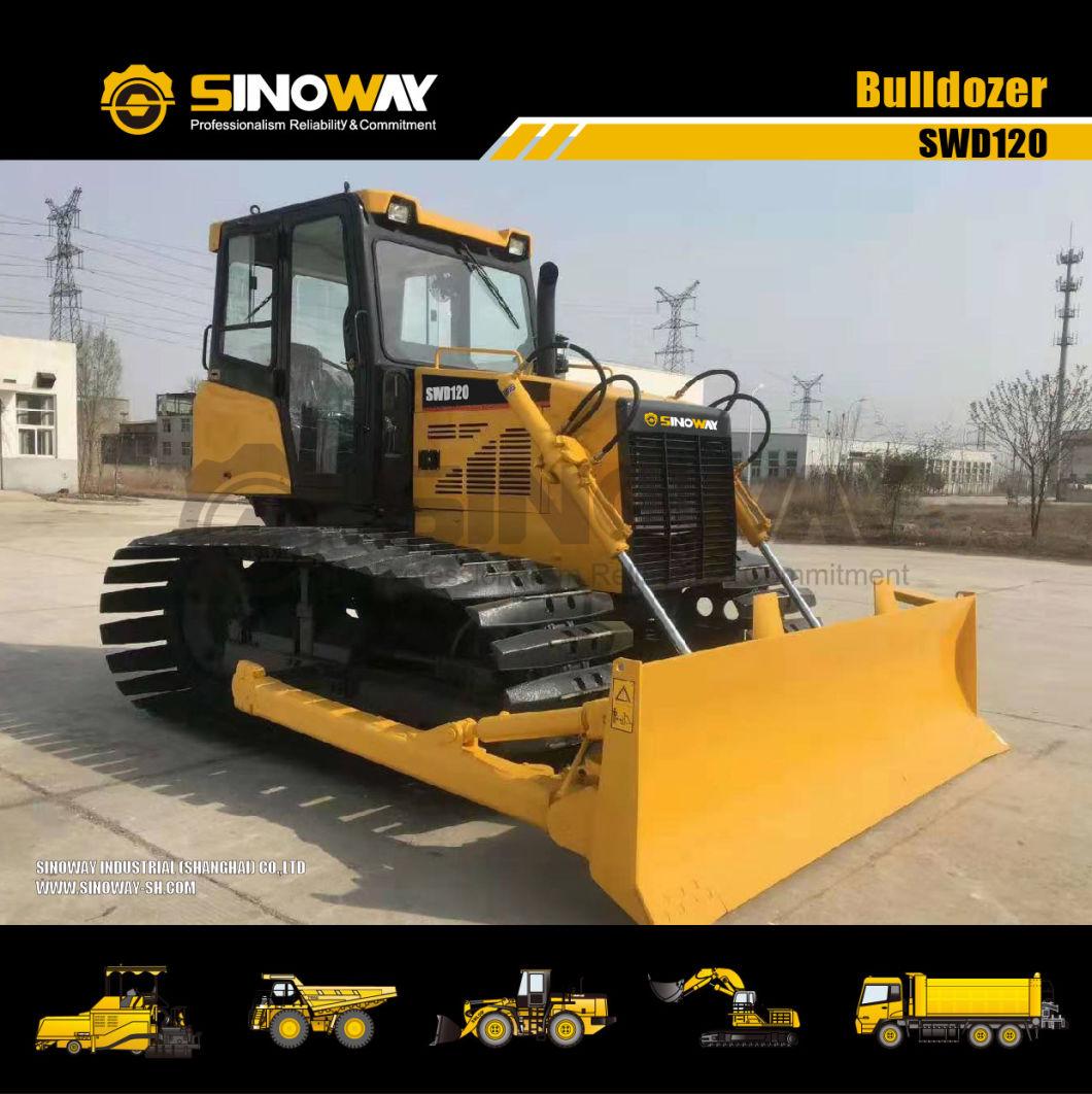 120HP Mini Wetland Bulldozer with Swamp Track Shoe