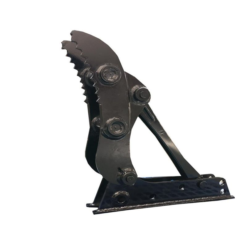Excavator Attachment with Grab Bucket for Grappling