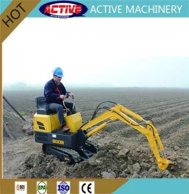 ACTIVE AL8008 0.8ton Mini Excavator with narrow bucket//wide bucket//auger//log grapple//ripper