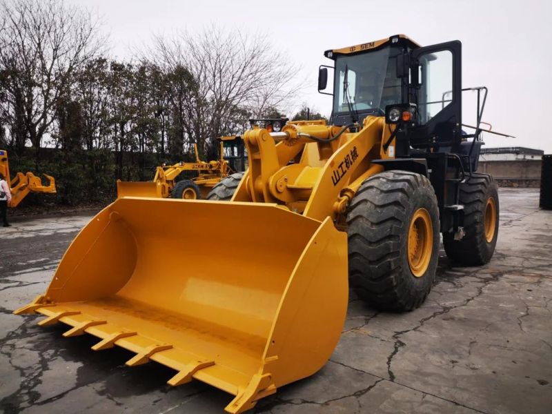 Sem655D China 5 Ton Articulated Mini Small Compact Tractor Front End Wheel Loader with CE