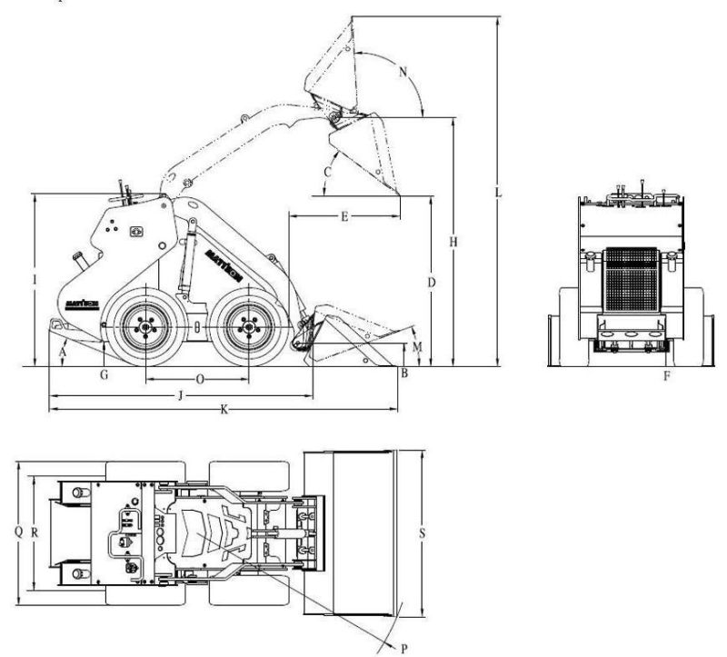 25HP Wheel Skid Steer Loader