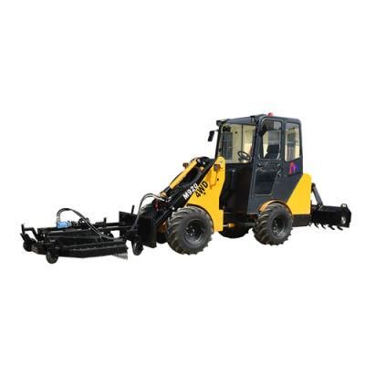 Commercial Hydraulic Finish Diesel Lawn Mower Wheel Loader for Skid Steer