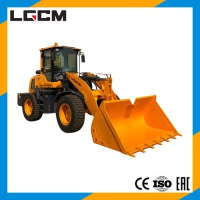 Lgcm 2500kg Loading Capacity Wheel Loader with 1.1m3 Bucket