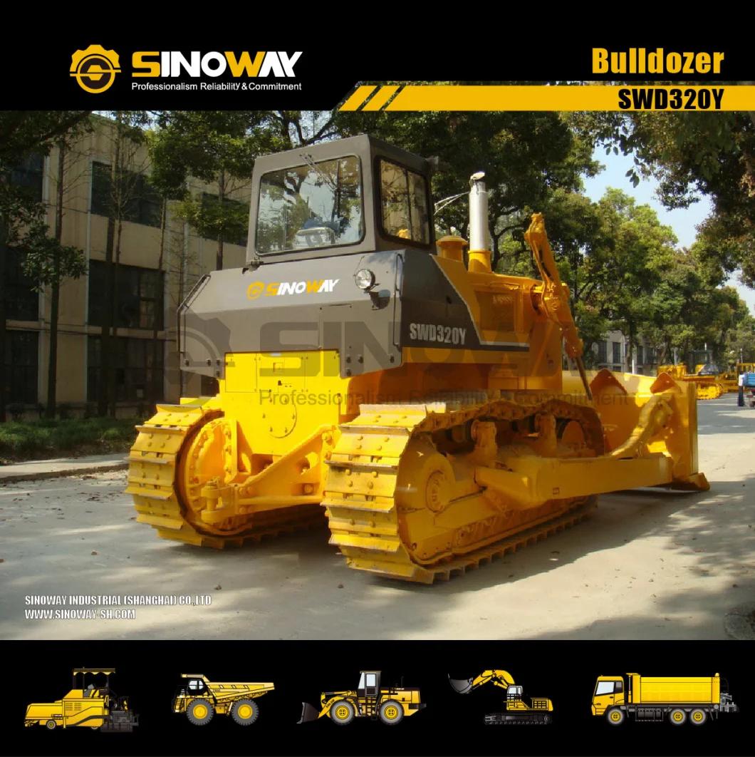 China Heavy Duty Bulldozer with 320HP and Swamp Track