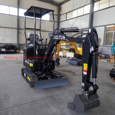 CE EPA Euro V Chinese Supply Factory Direct Sale Garden Trench Digging Gasoline Diesel Engine Mini Excavator