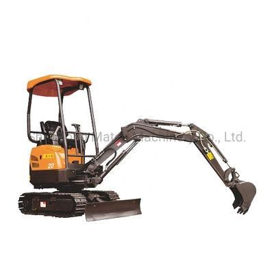 2ton Towable Mini Excavator 2000kg Hydraulic Small Crawler Mini Excavator