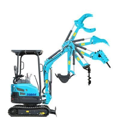 Excavator for Sale Cheap Mini Diggers for Farm with EPA Engine Backhoe Excavator