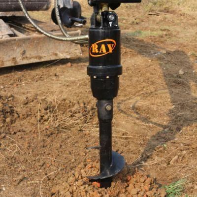 Excavator Backhoe Loader Hydraulic Tungsten Rock Bit Auger Drilling for Planting