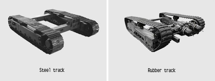 Double Crawler Track Chassis Crawler Track Undercarriage From 0.5ton to 120ton