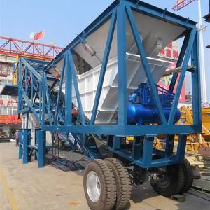 CE ISO Certified Yhzs50 (50m3/h) Small Mobile Concrete Plant