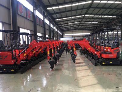 Factory Price 2ton Digger Equipment Crawler 2000kg Mini Excavator for Sale