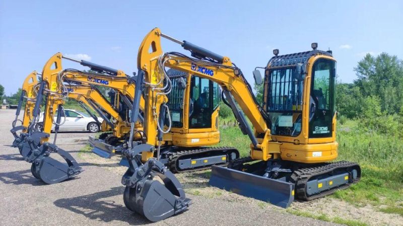 XCMG Mini Excavator Xe35u 4ton Crawler Excavators for Sale