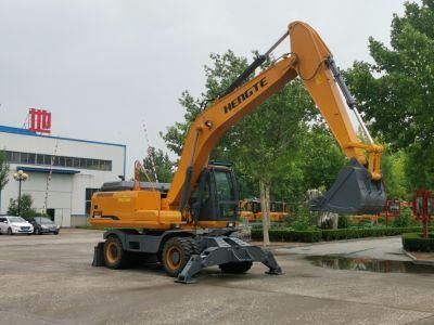 215W Wheeled Excavators for Sale Hydraulic Digger Wheel Excavator