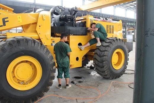 Wolf Wl500 5 Ton Payload with CE 4WD Compact Wheel Loader for Construction/Building