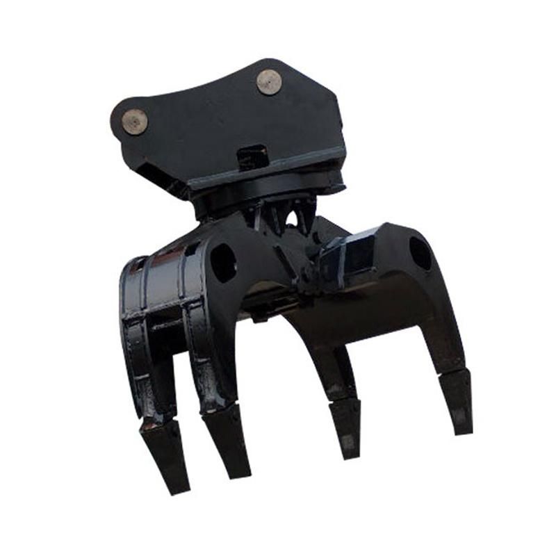 Excavator Hydraulic Gripper for 360 Rotary Rapple Wood Grapple Bucket
