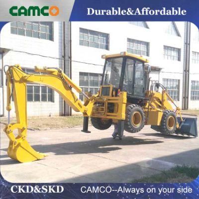 Construction Machinery Four Wheel Drive Type Small Backhoe Loader