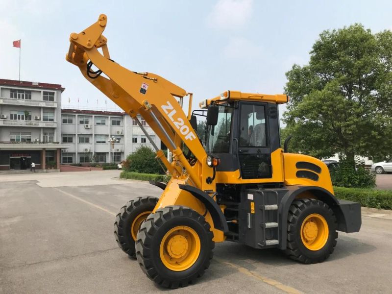 2ton Rated Load Articulated Good Quality Front Wheel Loaders Price Custom
