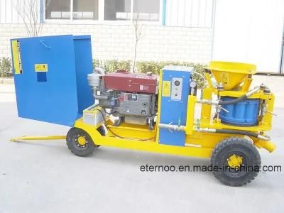 Rotor Shotcrete Machine with Diesel Engine Drive