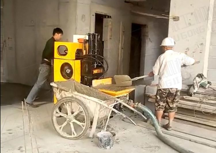 Small Secondary Construction Column Pump Diesel Mini Concrete Pump for Sale