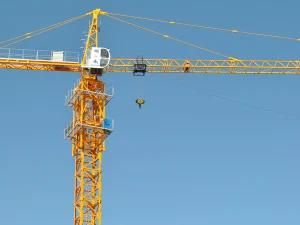 China Professional Manufacture Self-Erecting Tower Crane Qtz100 Tc6013-Max. Load: 8t/Jib Length: 60m/Tip Load: 1.3t