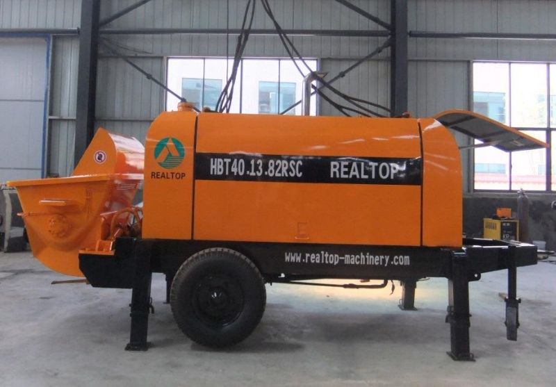 Hbt40.13.82rsc Diesel Concrete Pump, Trailer Mounted Concrete Pump