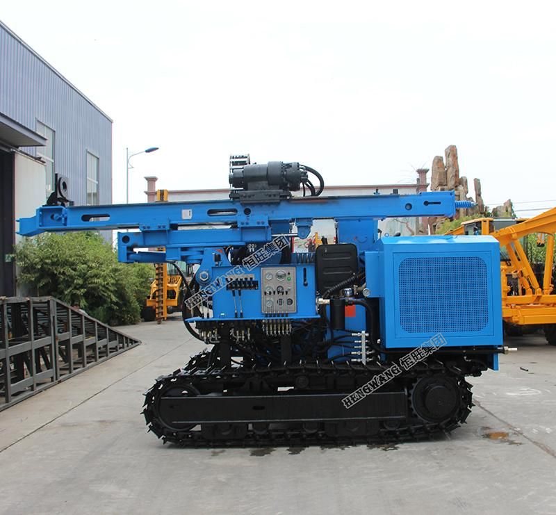 Telescopic Sliding Chassis Hydraulic Pile Drilling Machine