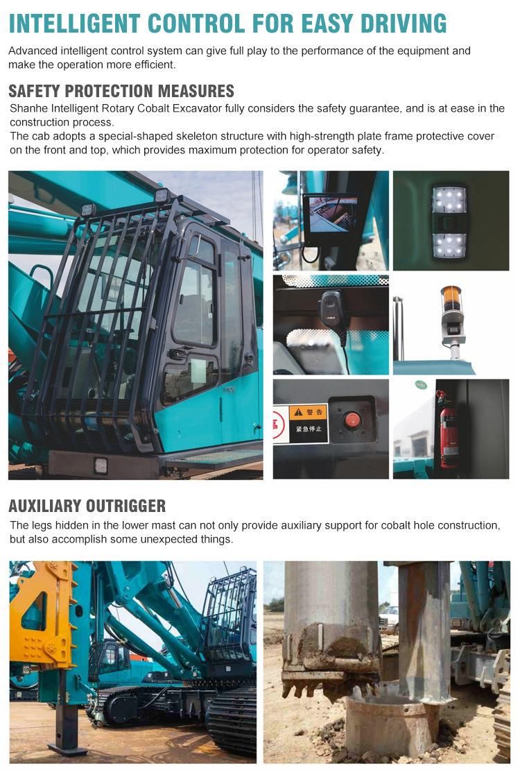 Sunward Swdm160-600W Rotary Drilling Rig Construction Machine with Factory Price