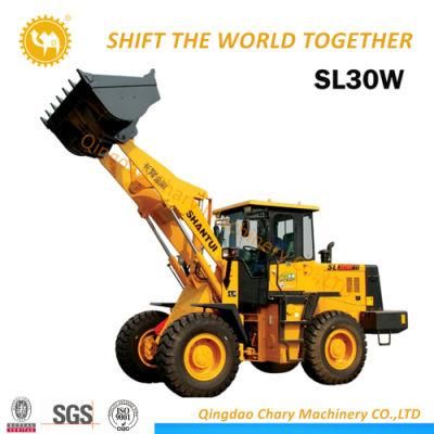 3ton Rated Shantui Weichai Engine SL30W Wheel Loader for Sale