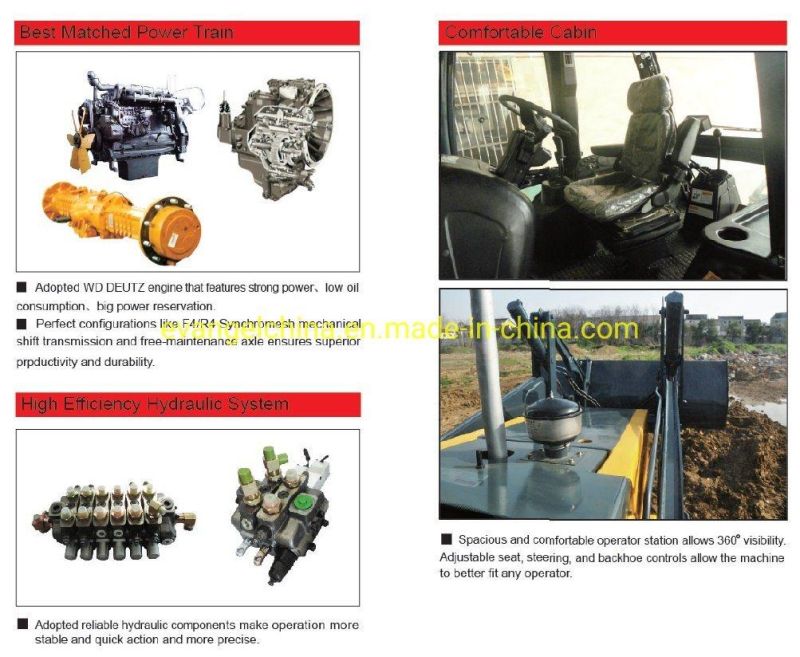 New Changlin Backhoe Loader 630A Hot Sale Price