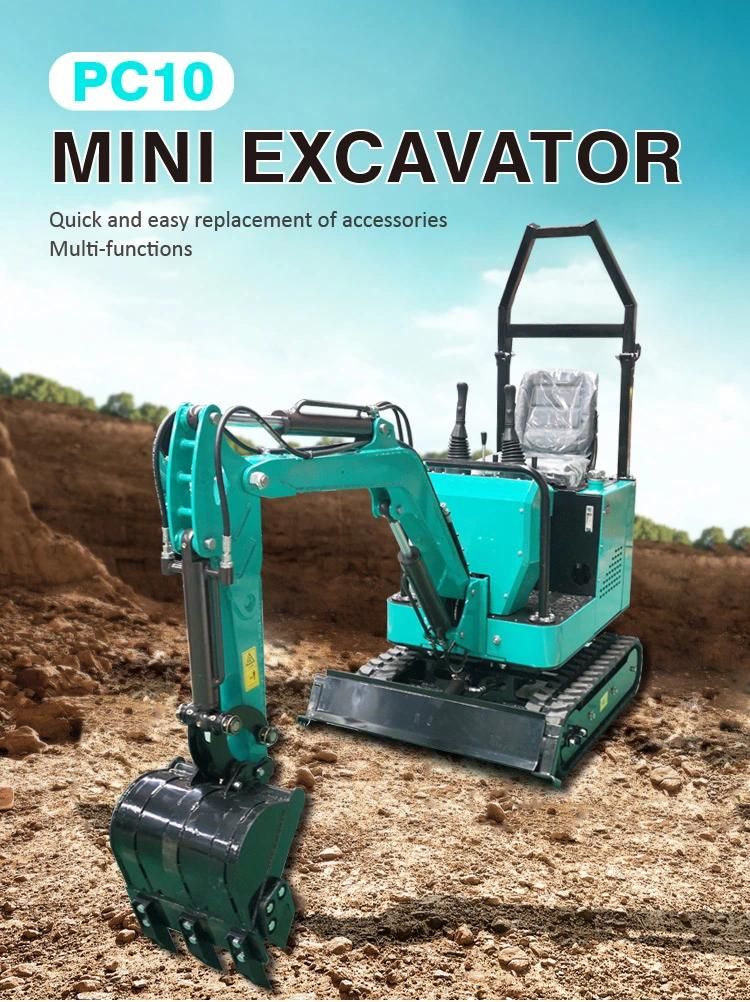 China Super Brand Small Mini Crawler Excavator 1 Ton