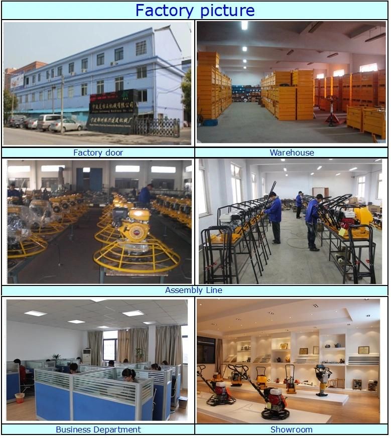 ODM/OEM Concrete Machinery Gasoline Engine Power Trowel Manufacturer