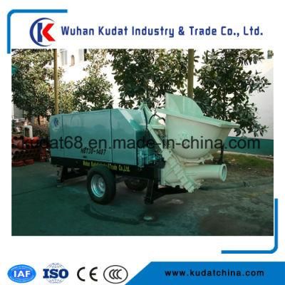 Electric Mobile Trailer Mounted Concrete Delivery Pump for Concrete Construction