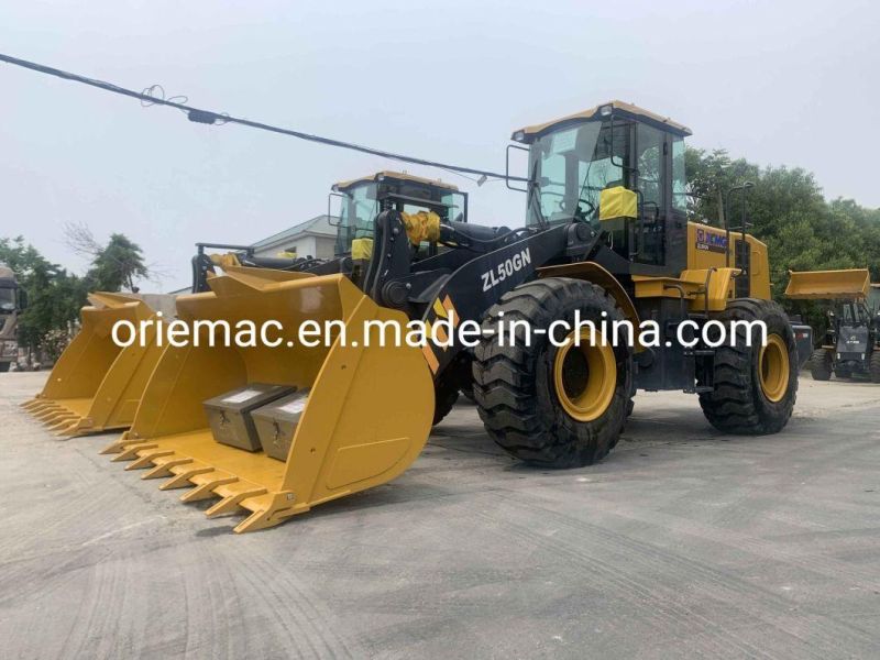 Oriemac 3m3 5000kgs Front End Loader Zl50gn 3t 5t Heavy Hydraulic Loader