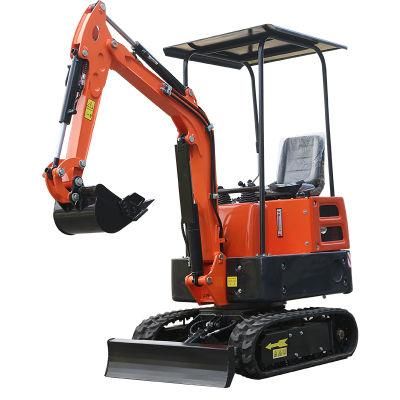 Shanding Factory Construction Machinery 1 Ton Mini Excavator Hydraulic Digger Price Model SD12D