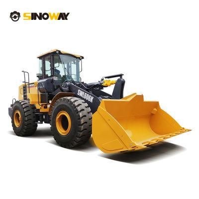 Construction Machine New 6 Ton Front Wheel Loader with 23.5r25 L5 Tyre