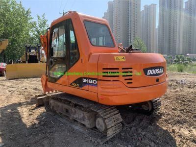 Used Doosan Dh80 Excavator Hydraulic Mini Crawler Excavator